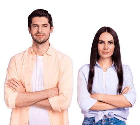 pareja de cooperativistas